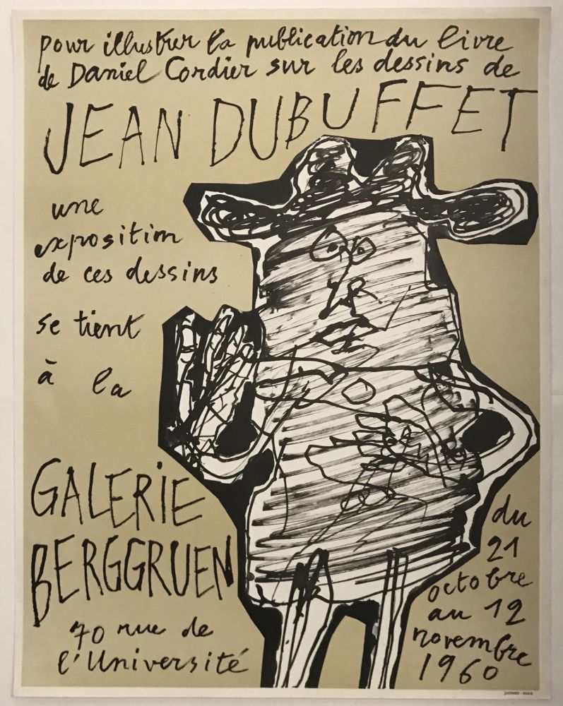 Lithograph Dubuffet - Galerie Berggruen