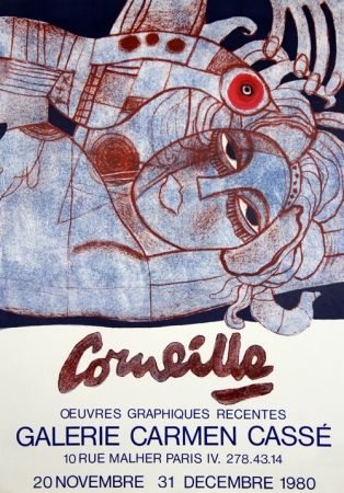 Lithograph Corneille - Galerie Carmen Casse