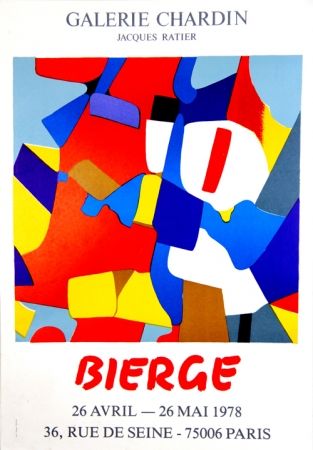 Screenprint Bierge - Galerie Chardin