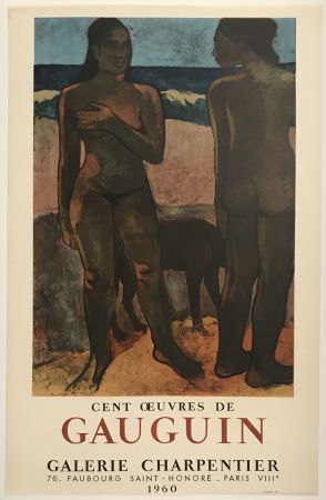 Lithograph Gauguin - Galerie Charpentier