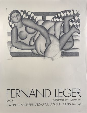 Poster Leger - Galerie Claude Bernard