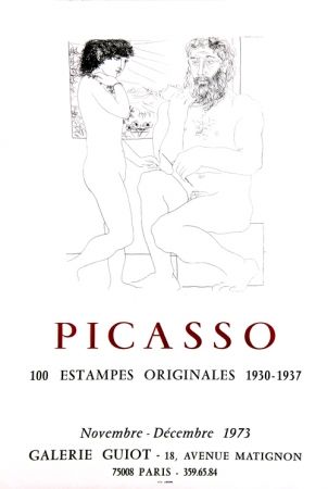 Lithograph Picasso - Galerie Guiot 