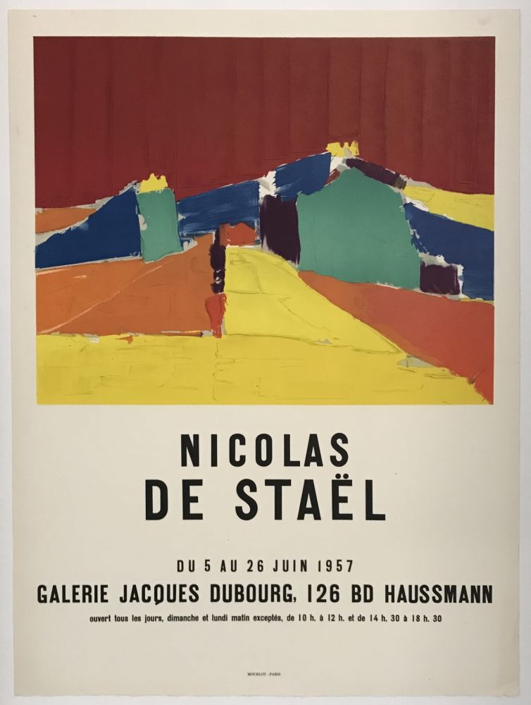 Poster De Stael - Galerie Jacques Dubourg