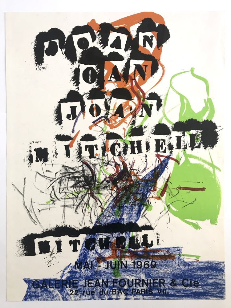 Poster Mitchell - Galerie Jean Fournier