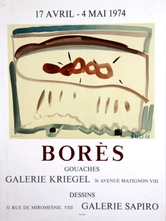 Lithograph Bores - Galerie Kriegel