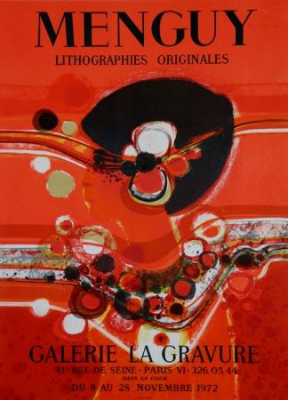 Lithograph Menguy - Galerie La Gravure