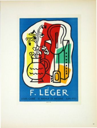 Lithograph Leger - Galerie Louis Carré 