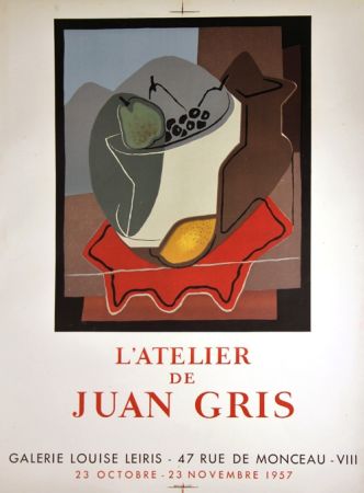 Lithograph Gris  - Galerie Louise Leiris 