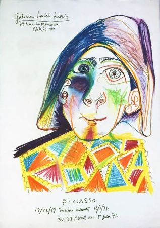 Poster Picasso - Galerie Louise Leiris, Paris. Affiche originale. 