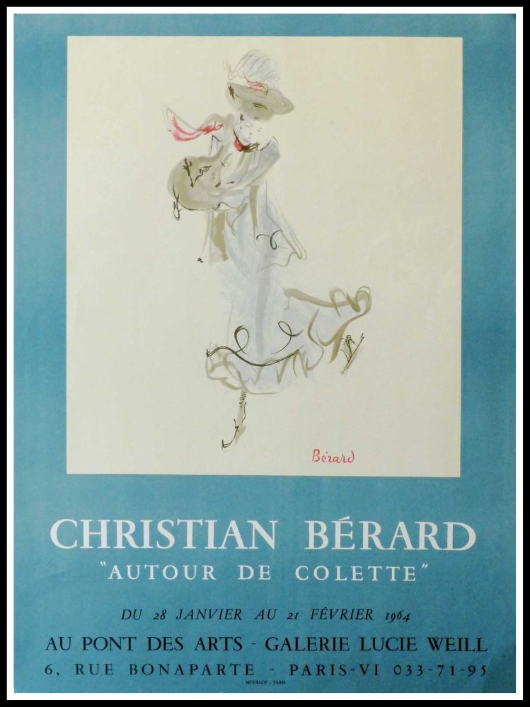 Poster Berard - GALERIE LUCIE WEILL - ATOUR DE COLETTE