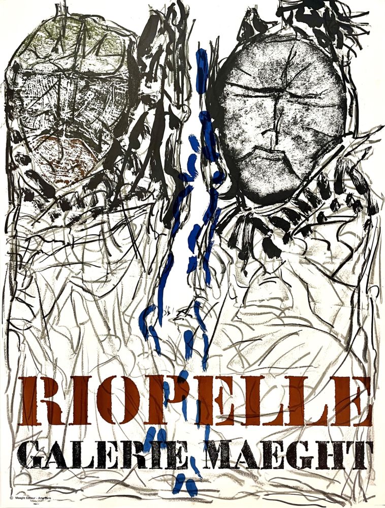 Poster Riopelle - Galerie Maeght