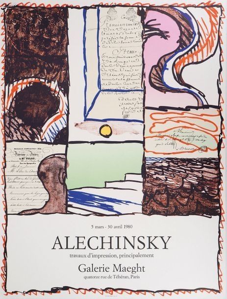 Poster Alechinsky - Galerie Maeght