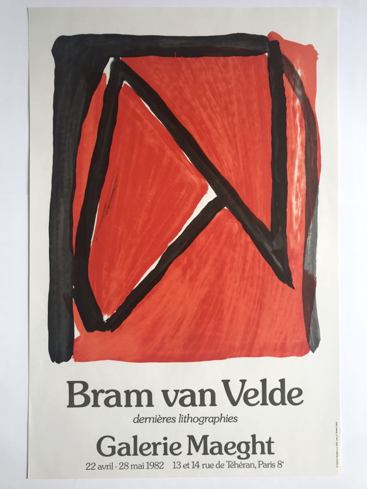 Poster Van Velde - Galerie Maeght