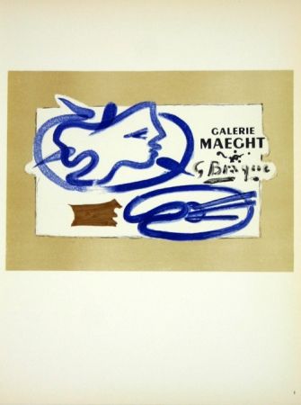 Lithograph Braque - Galerie Maeght
