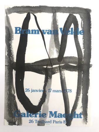 Poster Van Velde - Galerie Maeght
