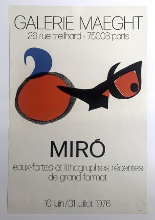 Poster Miró - Galerie Maeght