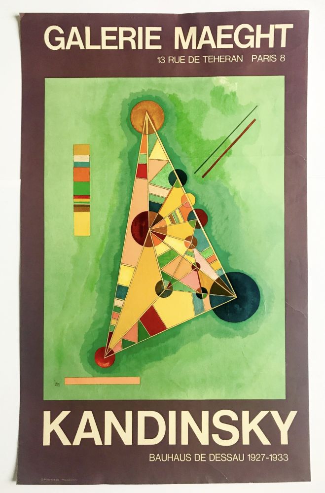 Poster Kandinsky - Galerie Maeght / Bauhaus de Dessau