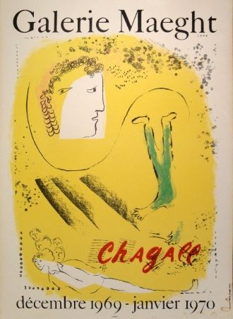 Lithograph Chagall - Galerie Maeght, Chagall