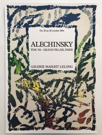 Poster Alechinsky - Galerie Maeght Lelong - FIAC 84
