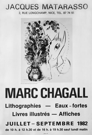Poster Chagall - '' Galerie Matarasso ''