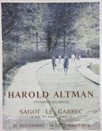 Lithograph Altman - Galerie Sagot Le Garrec