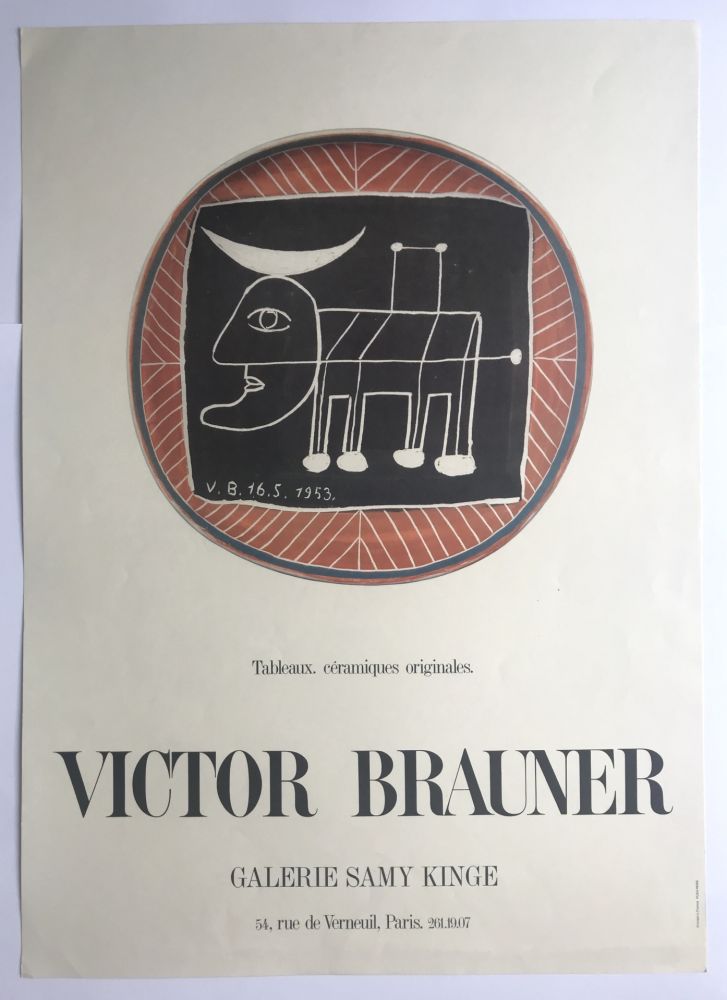 Poster Brauner - Galerie Samy Kinge