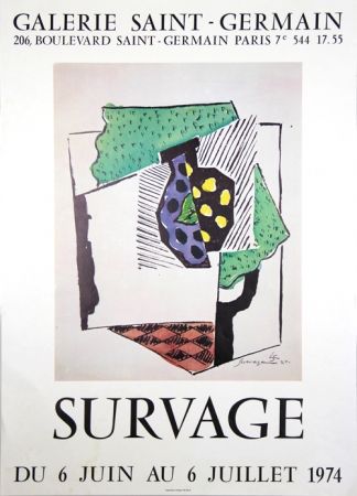 Poster Survage - Galerie St Germain