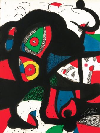 Etching And Aquatint Miró - Gargantua