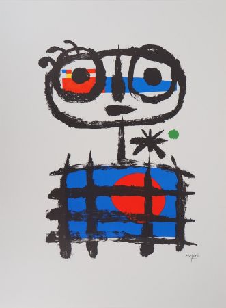 Lithograph Miró - Garçon imaginaire