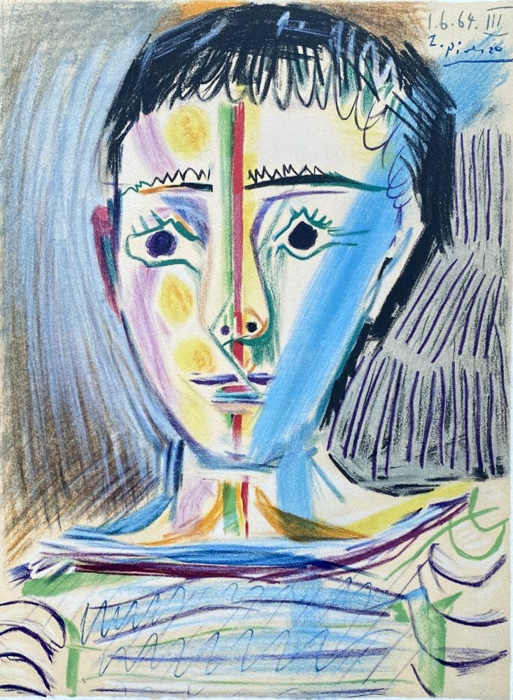 Lithograph Picasso - Garçonnet III