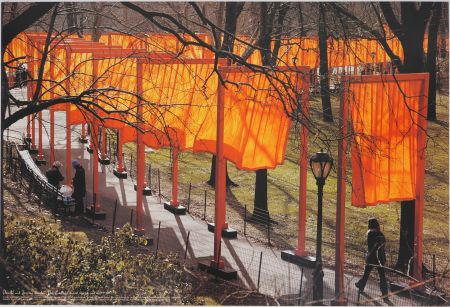 Poster Christo - Gates and Orange Curtains : Central Park New York, 2005