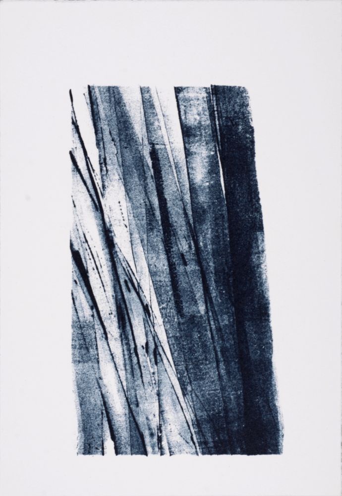 Lithograph Hartung - Gedanken (#6), 1987