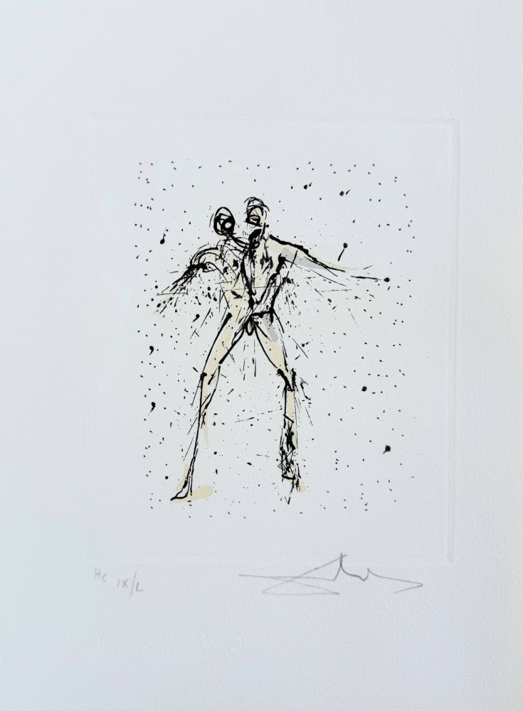 Engraving Dali - Gemini