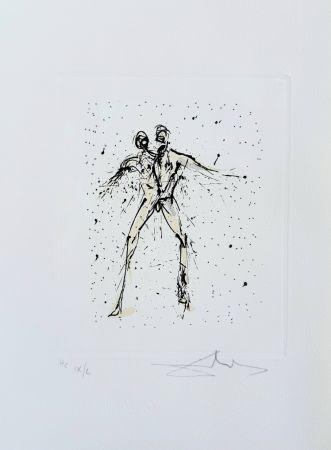 Engraving Dali - Gemini