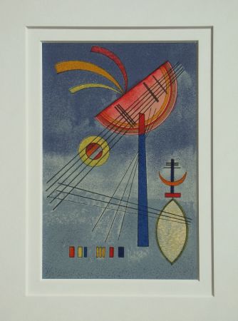 Lithograph Kandinsky (After) - Geneigter Halbkreis