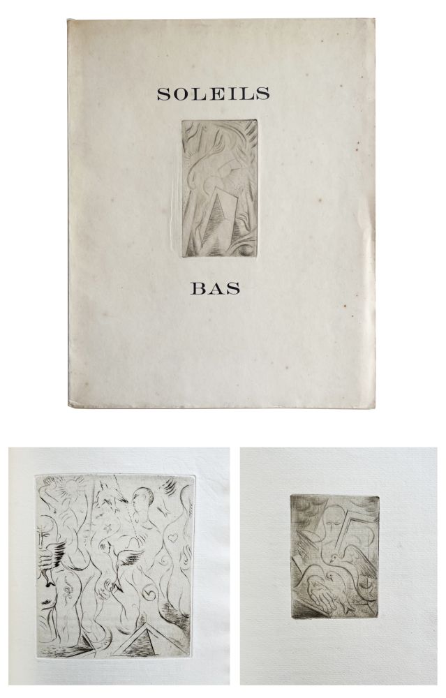 Illustrated Book Masson - Georges Limbour : SOLEILS BAS. 4 eaux-fortes d'André Masson