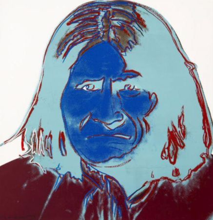 Screenprint Warhol - Geronimo