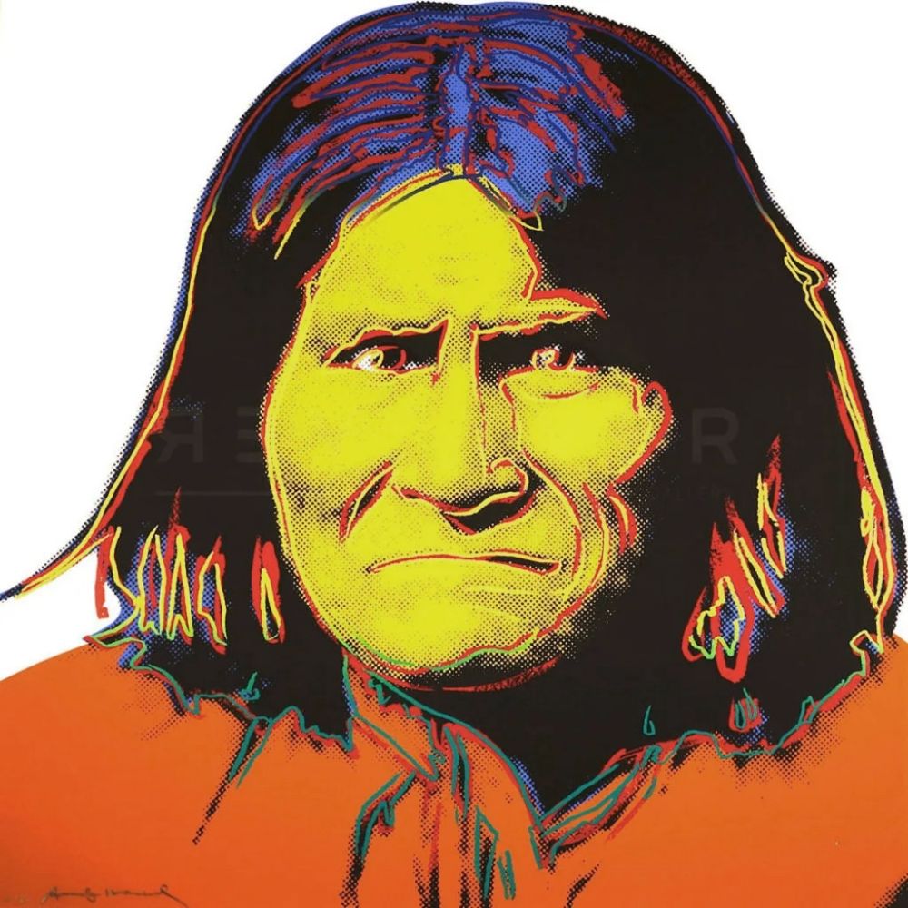 Screenprint Warhol - Geronimo (FS II.384)