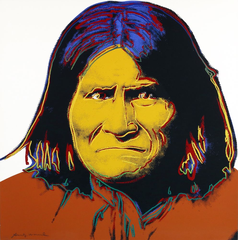 Screenprint Warhol - Geronimo (FS II.384)