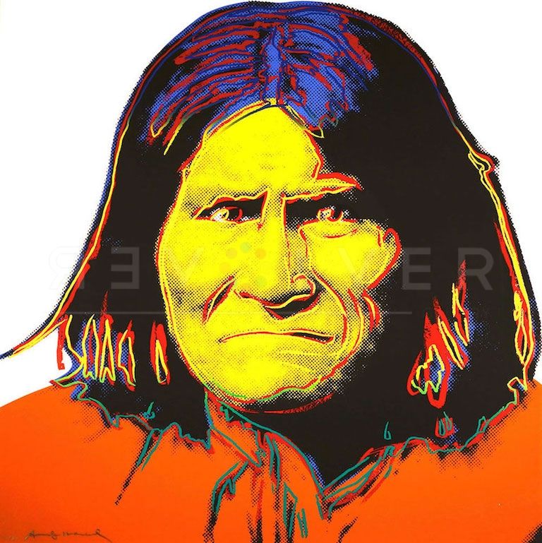 Screenprint Warhol - Geronimo (FS II.384) by Andy Warhol