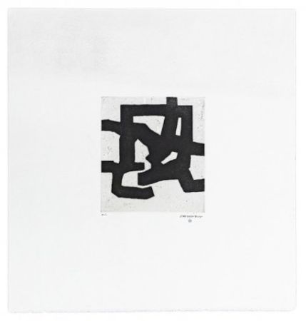 Engraving Chillida - Gezna II