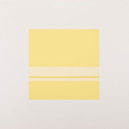 Screenprint Calderara - Giallo