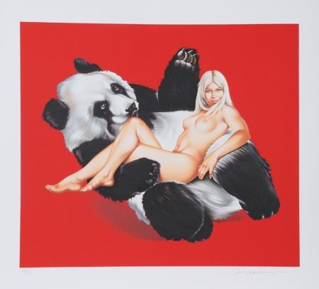 Lithograph Ramos - Giant Panda