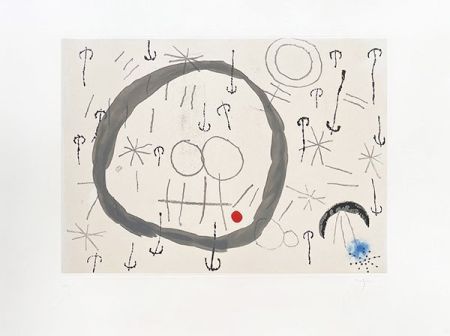 Etching Miró - Giboulées