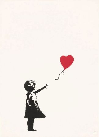 Screenprint Banksy - Girl With A Balloon (unsigned)