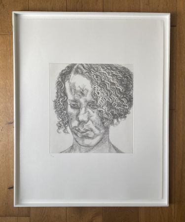 Etching Freud - Girl with Fuzzy Hair