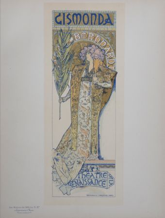 Lithograph Mucha - Gismonda - Les Maitres de L’Affiche, 1896