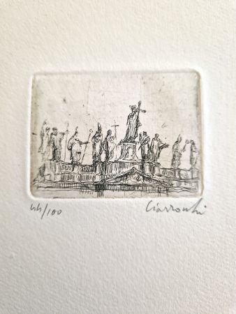 Engraving Ciarrocchi - Gli Apostoli di marmo