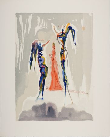 Lithograph Dali - Gloria Patri