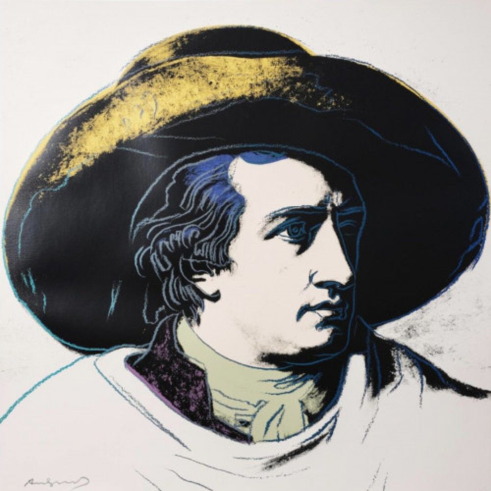 Screenprint Warhol - Goethe